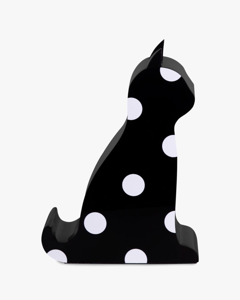 Kate Spade,Cat Phone Stand,Black