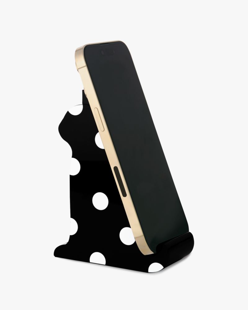 Kate Spade,Cat Phone Stand,Black