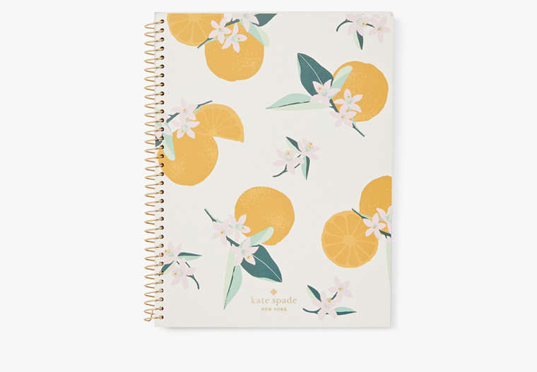 Kate Spade,Orange Toss Notebook,Orange image number 0