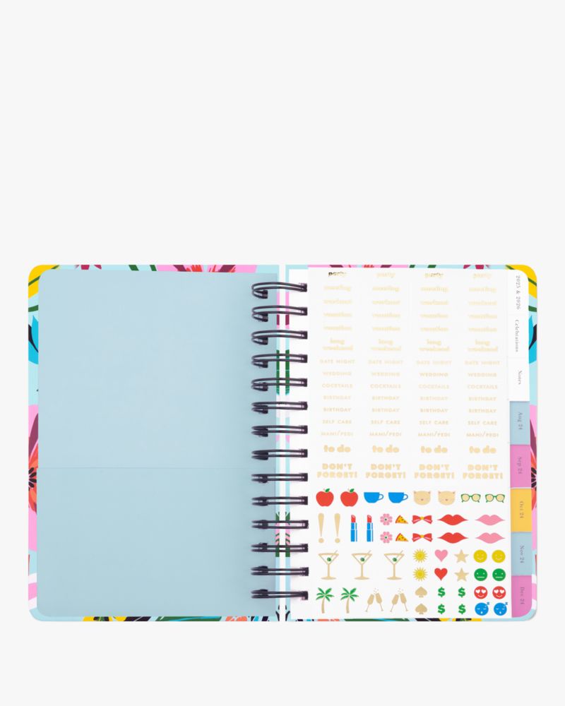Kate Spade,Safari Floral 2024-25 17-month Medium Planner,Multi Color