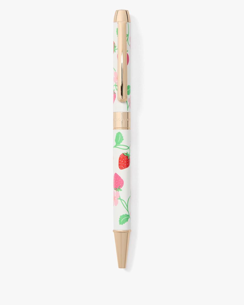 Kate Spade,Strawberry Vine Ballpoint Pen,Pink