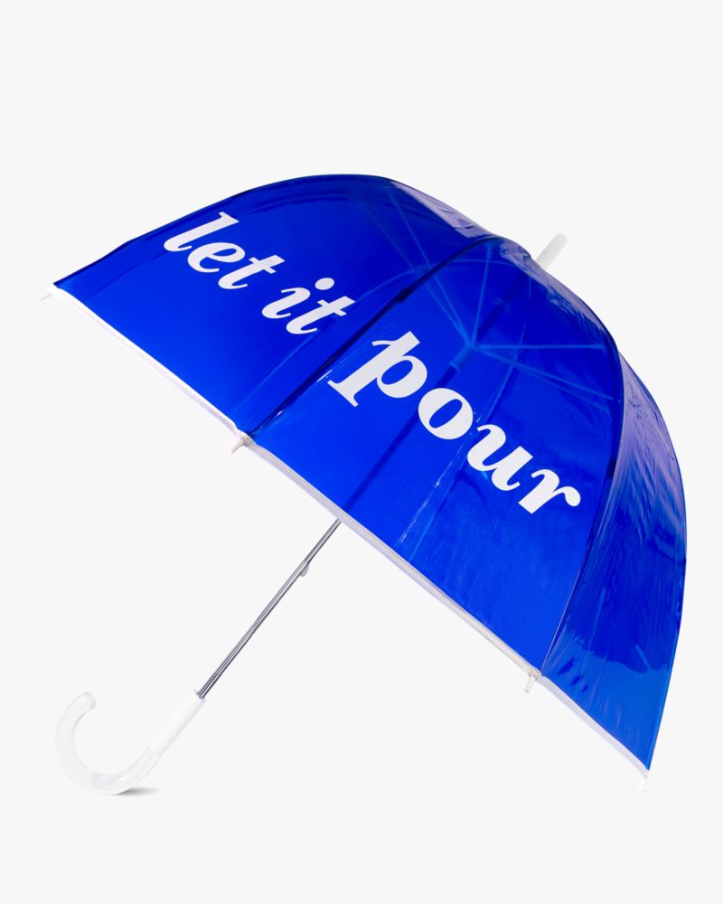 Let It Pour Clear Umbrella