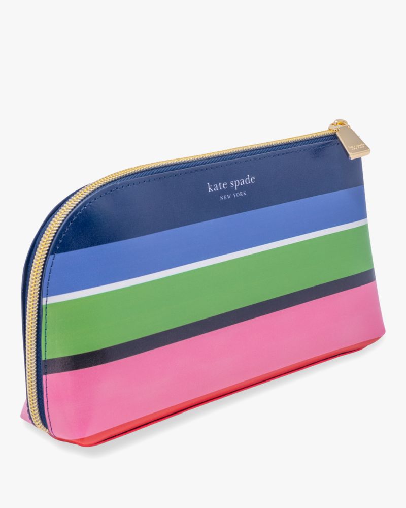 Kate Spade,Sunny Day Stripe Planner Accessory Pouch,Multi Color