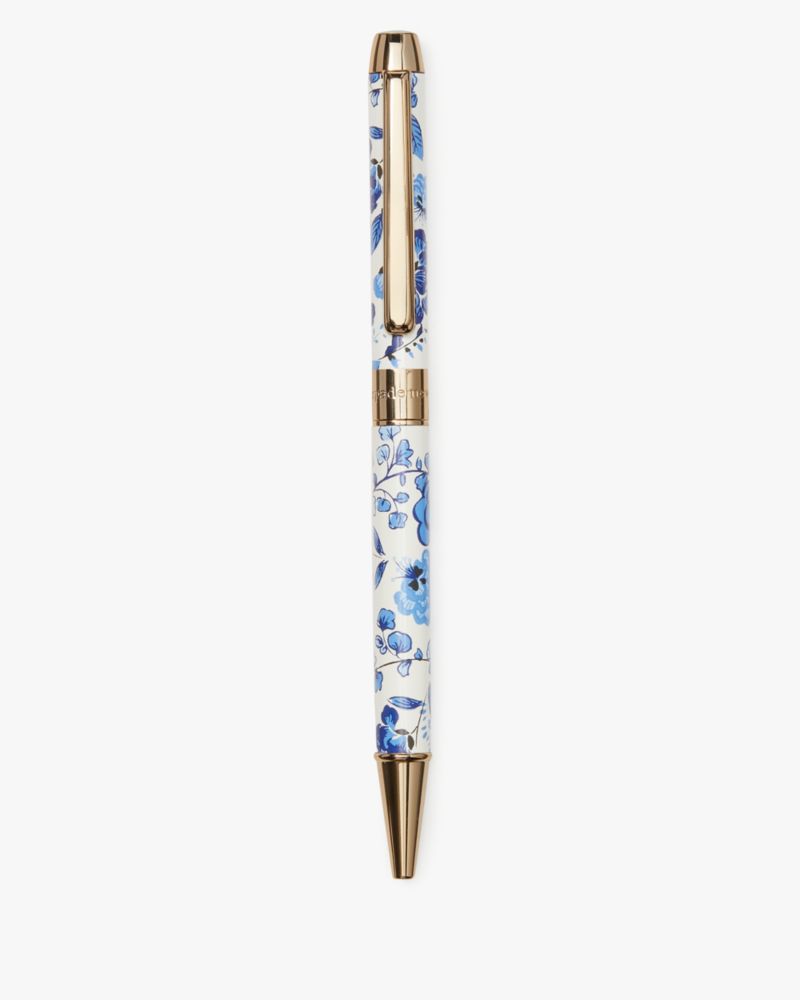 Kate Spade,Peacock Floral Ballpoint Pen,