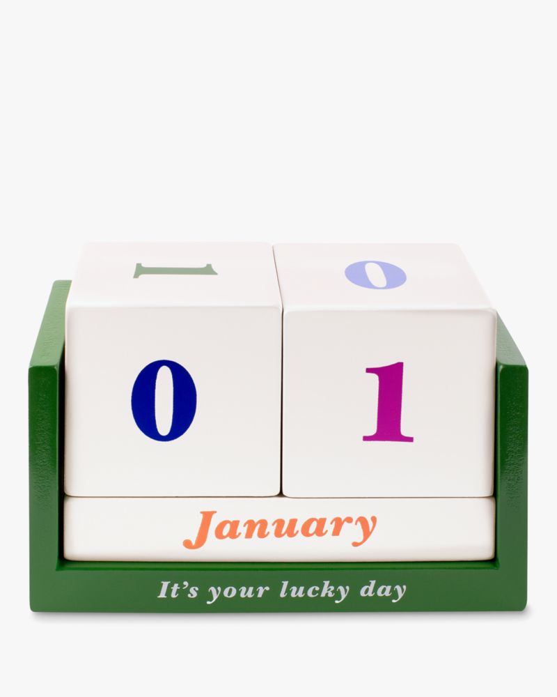 Kate Spade,Lucky Day Perpetual Calendar,Multi