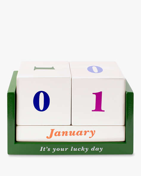 Kate Spade,Lucky Day Perpetual Calendar,Multi