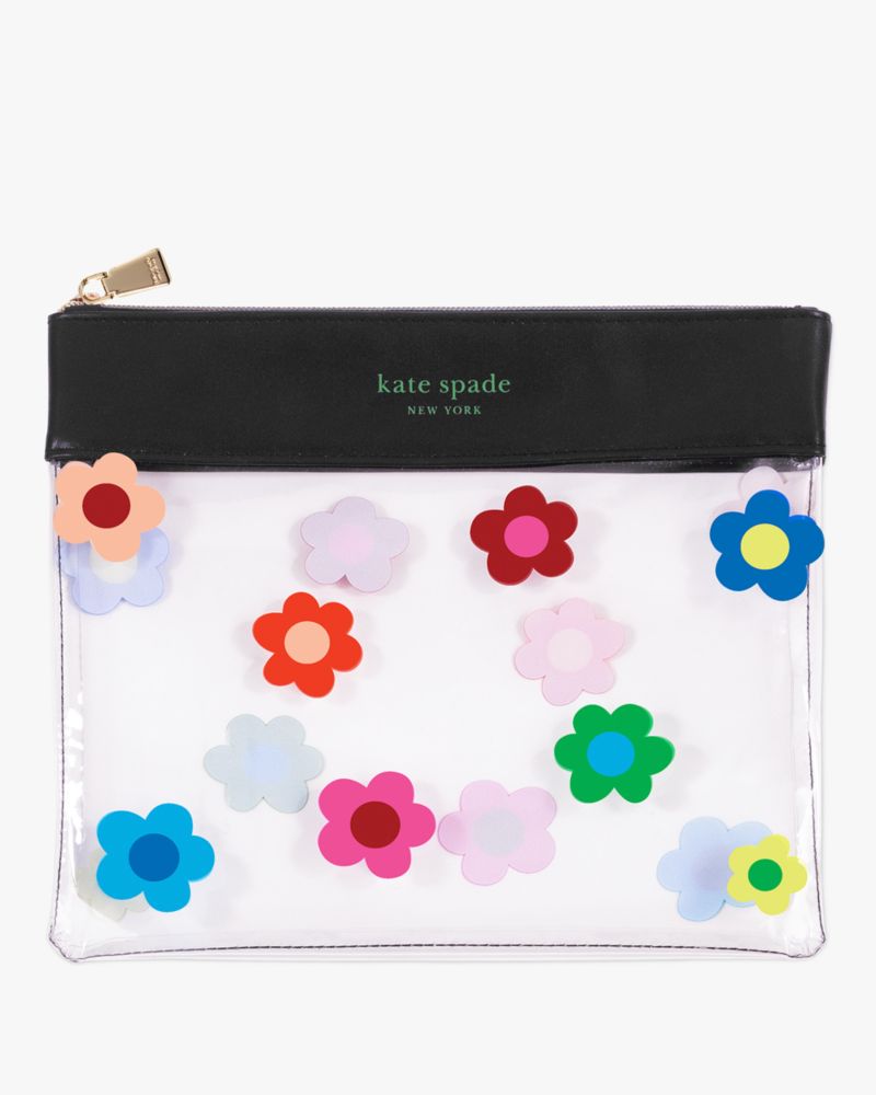 Kate Spade,Gingham Garden Outdoor Fun Pouch,