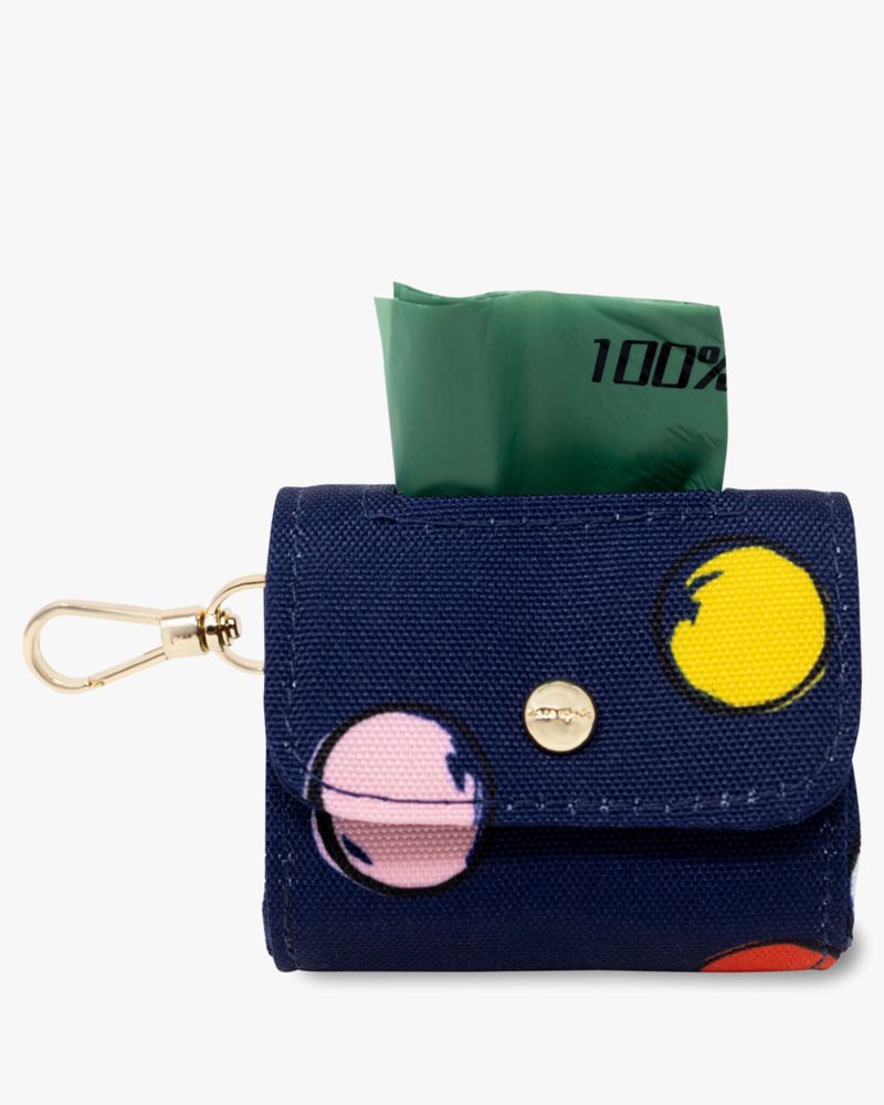 Kate Spade,Watercolor Dot Doggie Bag Holder,