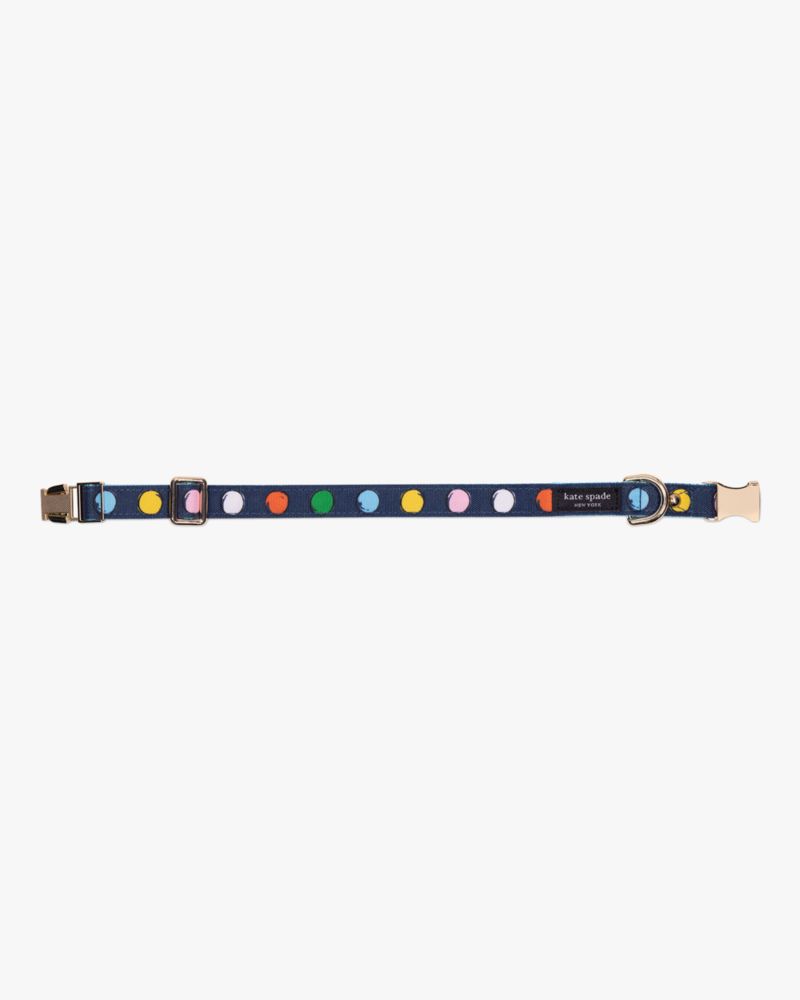 Kate Spade,Watercolor Dot Pet Collar,