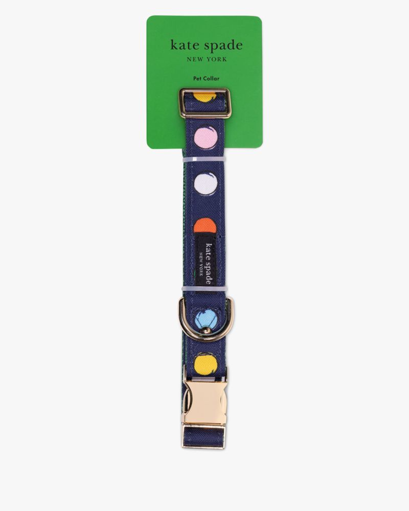 Kate Spade,Watercolor Dot Pet Collar,