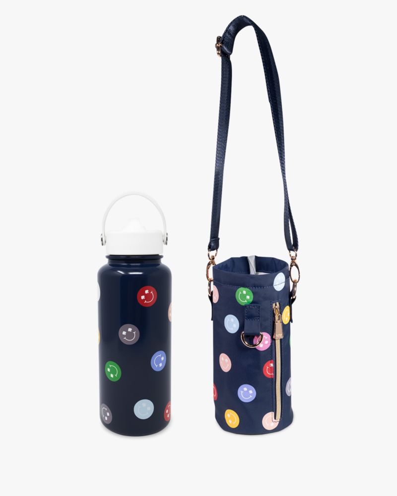 Kate Spade,Spade Smiley Water Bottle,