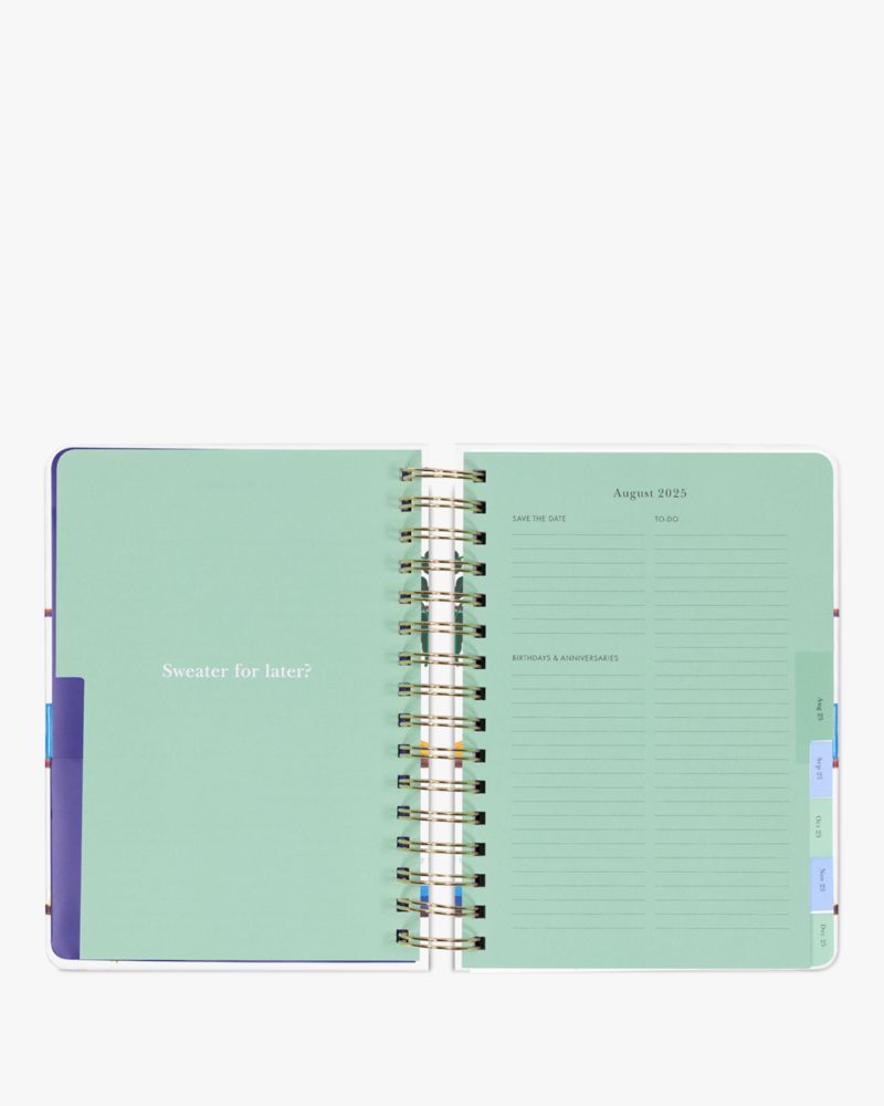 Kate Spade,Charmed Library 2025-26 17-month Large Planner,