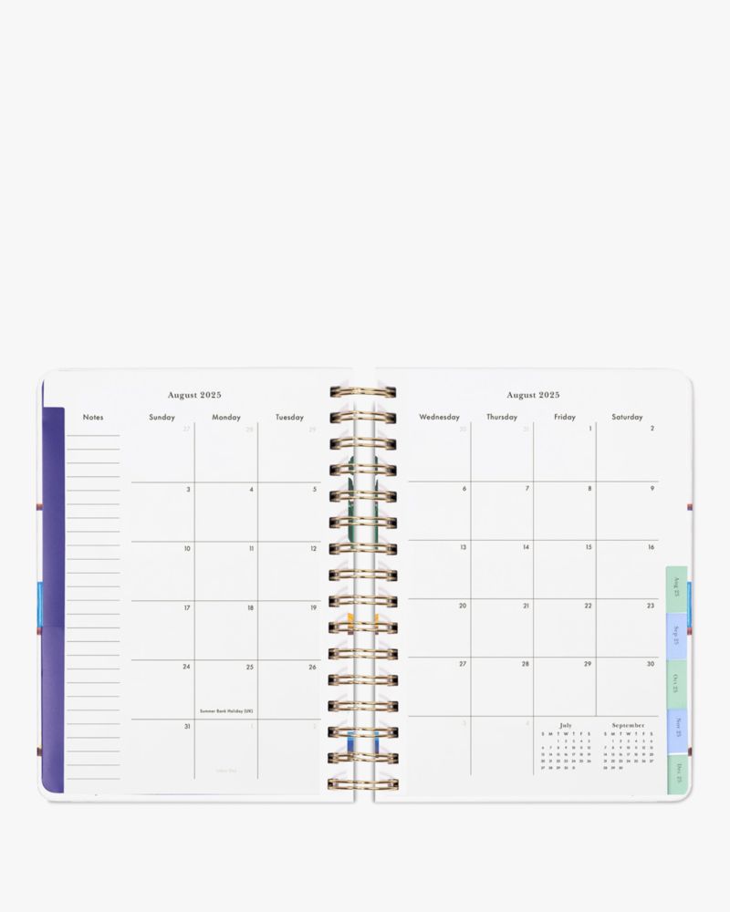 Kate Spade,Charmed Library 2025-26 17-month Large Planner,