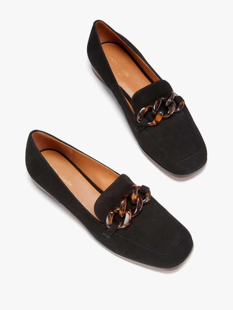 Kate Spade,rowan loafers,flats,Black