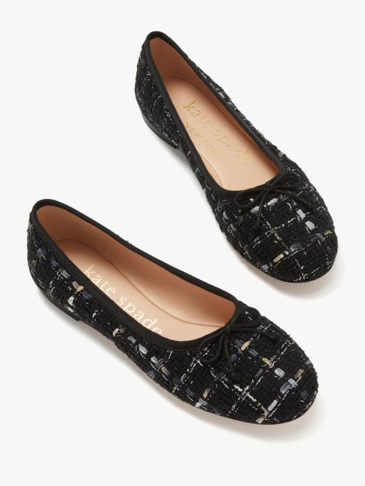 Kate Spade,honey flats,flats,Black Multi