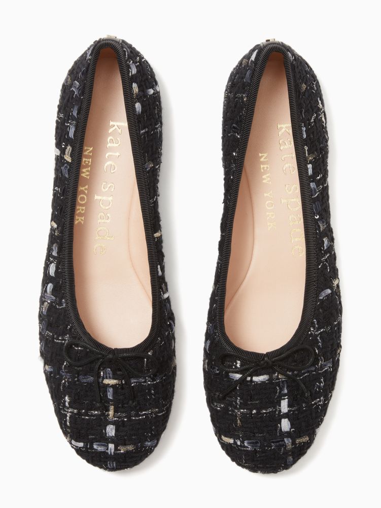 Kate Spade,honey flats,flats,Black Multi