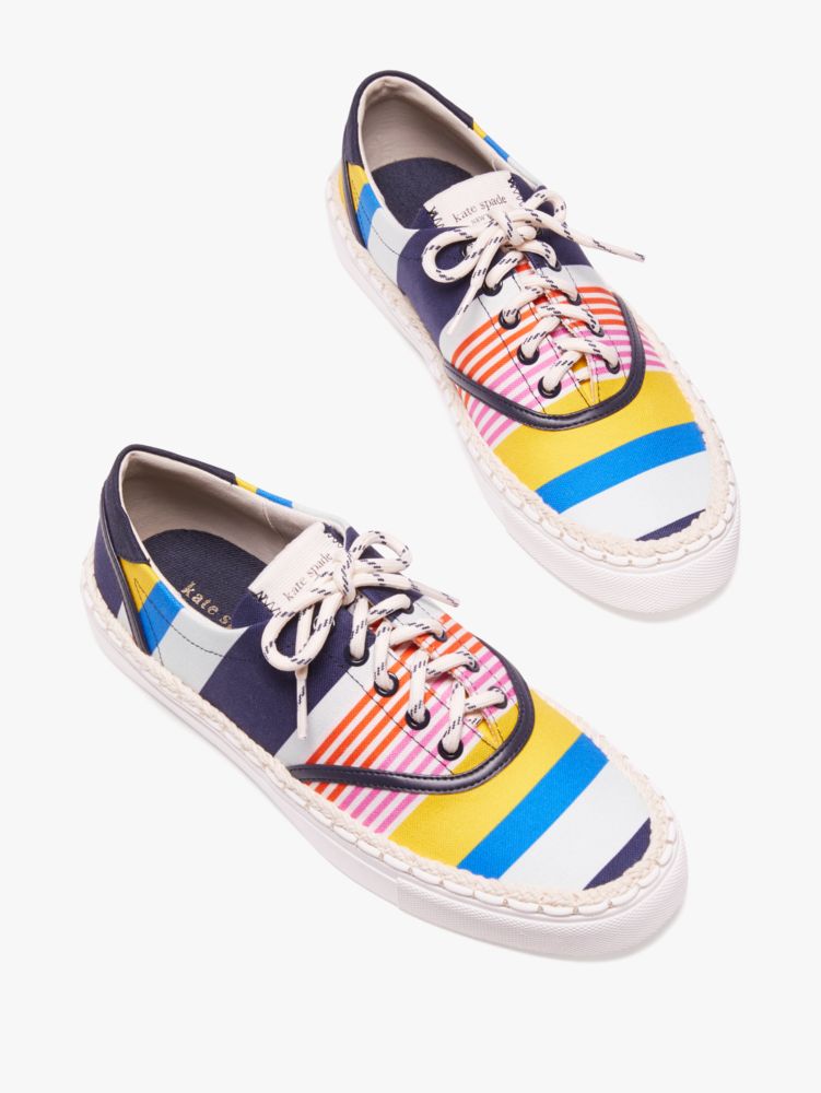 Kate Spade,boat party espadrille sneakers,sneakers,Oceanside Stripe