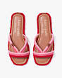 Kate Spade,captain's cord slide sandals,sandals,60%,Coral Rose Multi