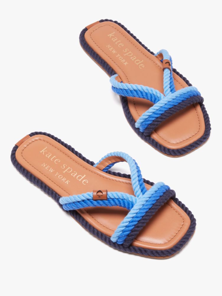 Kate Spade,captain's cord slide sandals,sandals,60%,