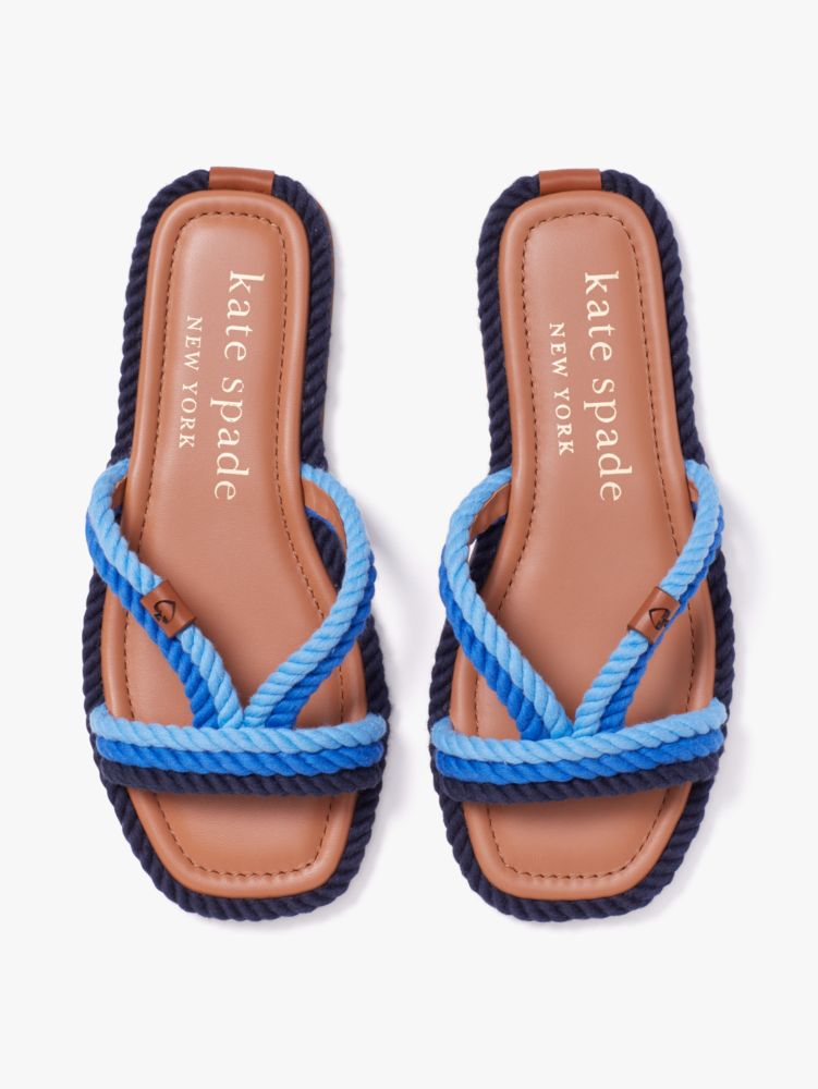 Kate Spade,captain's cord slide sandals,sandals,60%,
