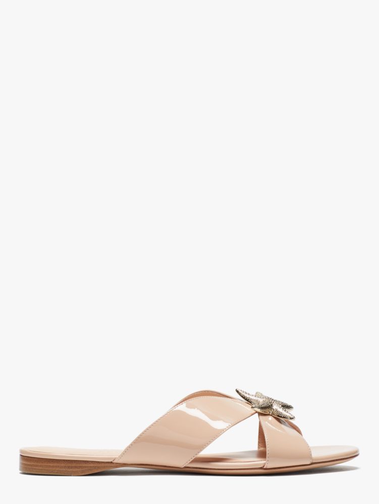 Kate Spade,under the sea slide sandals,sandals,Peach Shake