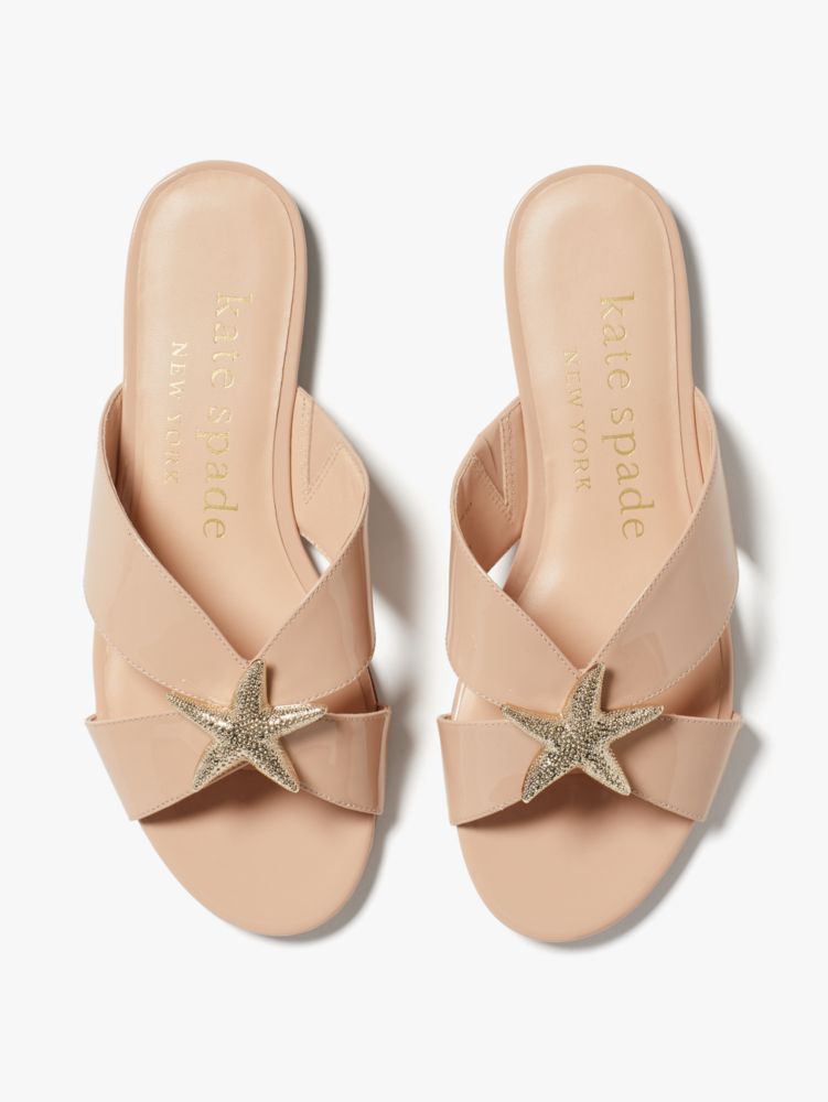 Kate Spade,under the sea slide sandals,sandals,Peach Shake