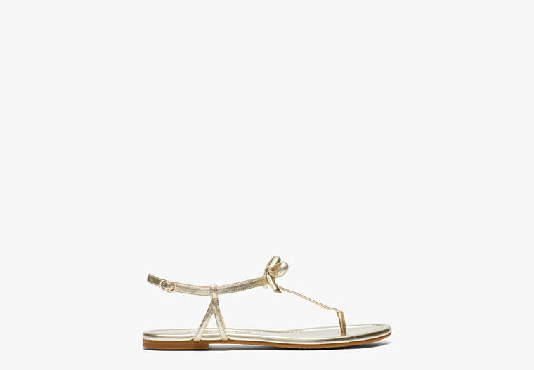 Kate Spade,piazza sandals,sandals,Pale Gold