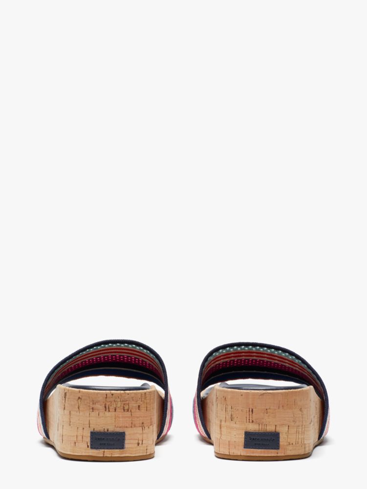 Breeze Striped Platform Slide Sandals | Kate Spade New York