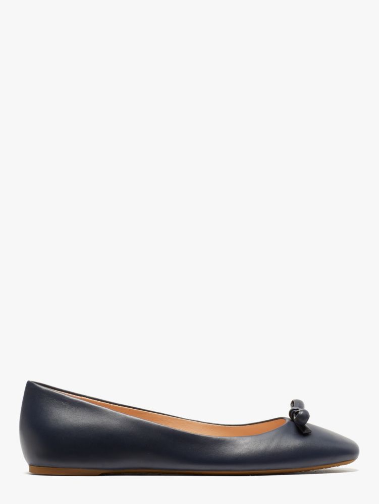 Kate Spade,kiersten bow flats,flats,Blazer Blue