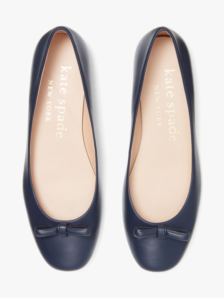 Kate Spade,kiersten bow flats,flats,Blazer Blue