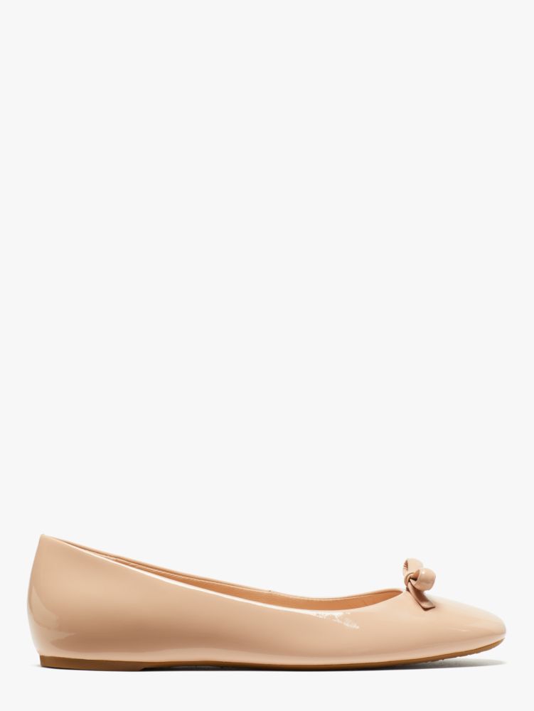 Kiersten Bow Flats, Peach Shake, Product