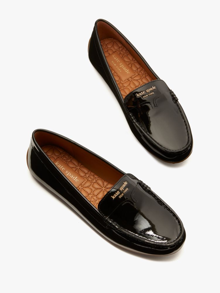 Kate spade store black patent shoes