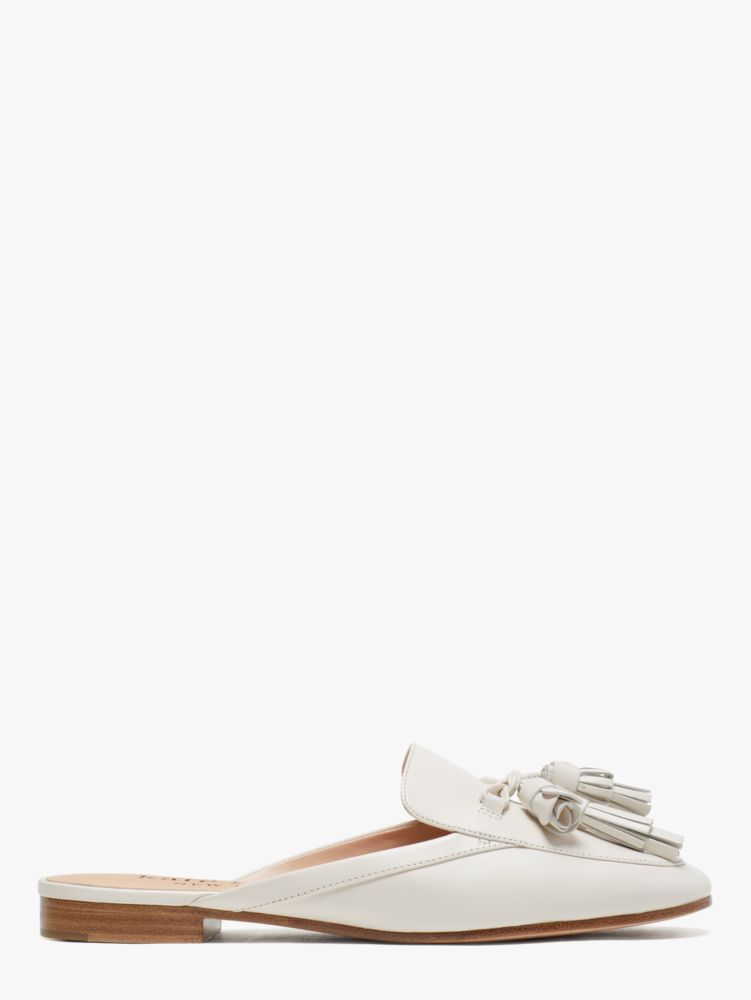 Kate Spade,cadenza mules,flats,Parchment