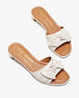 Kate Spade,lilah slide sandals,sandals,Parchment