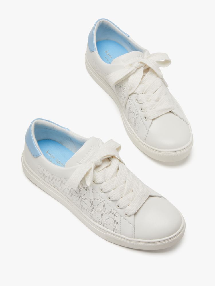 Kate Spade,audrey sneakers,sneakers,Casual,Optic White/Celeste Blue