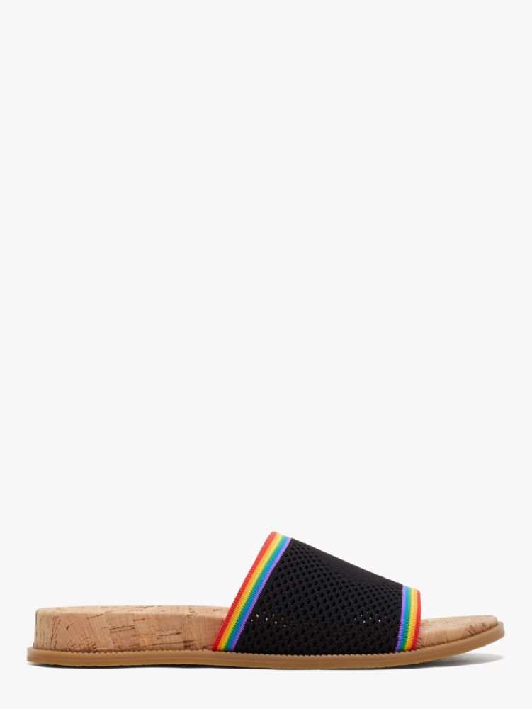 Rainbow striped sandals online