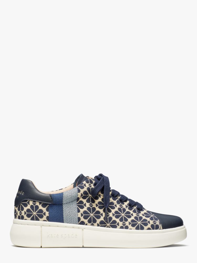 Spade Flower Jacquard Keswick Sneakers, , Product