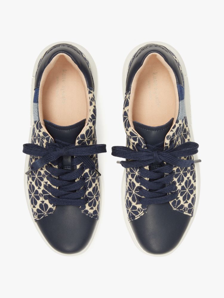 Spade Flower Jacquard Keswick Sneakers, , Product