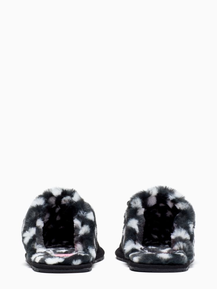 Kate Spade,lacey basic slipper,flats,60%,Black / White Dot
