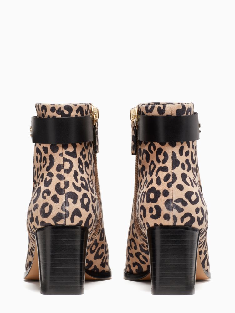 Kate spade leopard booties sale