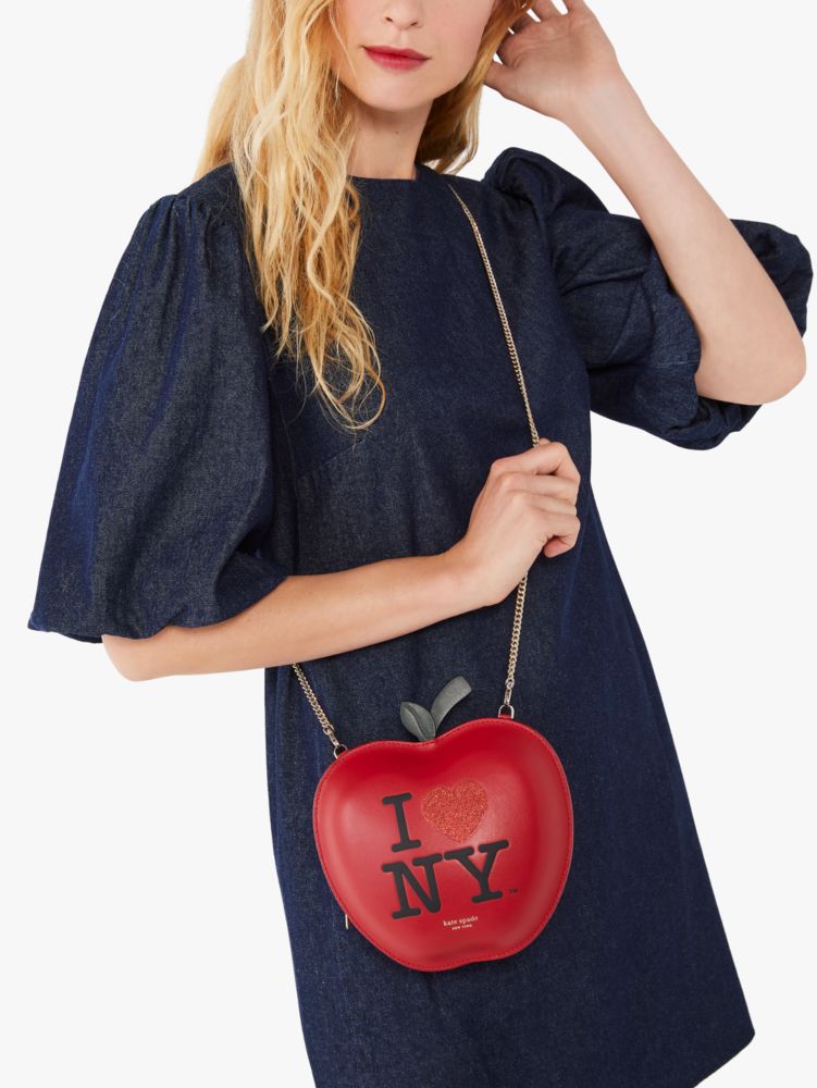 I Love Ny X Kate Spade New York Big Apple Crossbody