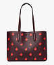 Kate Spade,all day apple toss large tote,tote bags,Large,Multi
