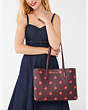 Kate Spade,all day apple toss large tote,tote bags,Large,Multi