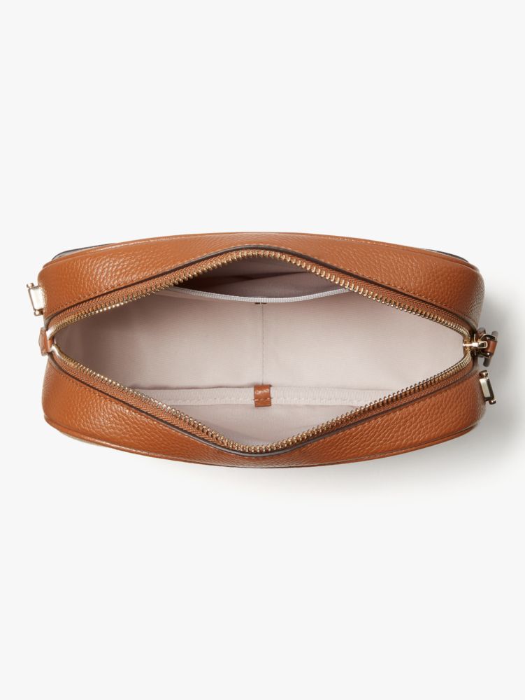 Astrid Striped Canvas Medium Crossbody, Pink Multi, Product