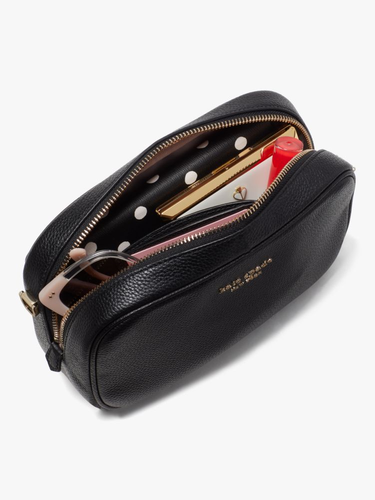 Kate Spade,Astrid Striped Canvas Medium Crossbody,