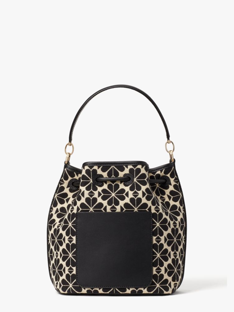 kate spade flower jacquard bucket bag