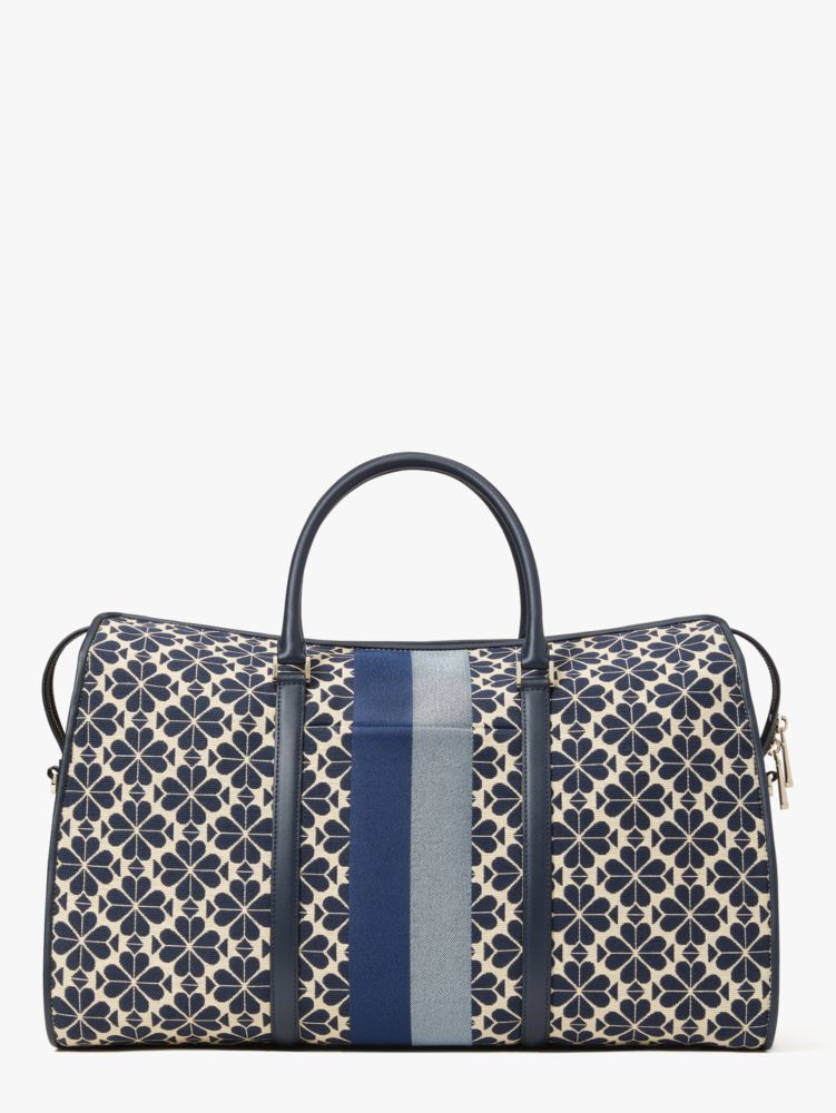 Fashion shopping style kate spade new york Spade Flower Jacquard Stripe  Large Weekender - Macy's, spade flower jacquard stripe