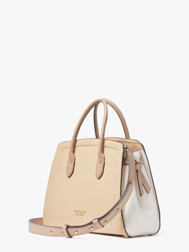 Beige 'Knott' shoulder bag Kate Spade - IetpShops Norway - Paraty Leather  Satchel Bag