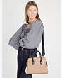 Kate Spade,Knott Colorblocked Medium Satchel,satchels,Medium,Work,Kraft Paper Multi
