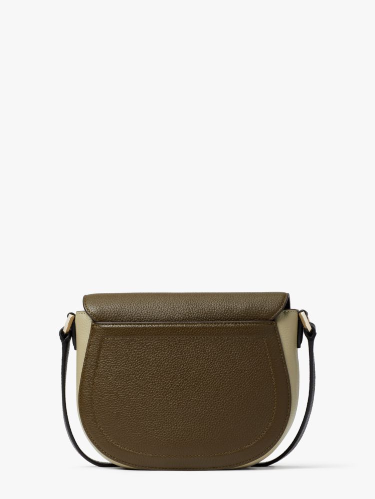 Kate Spade,Knott Colorblocked Medium Saddle Crossbody,